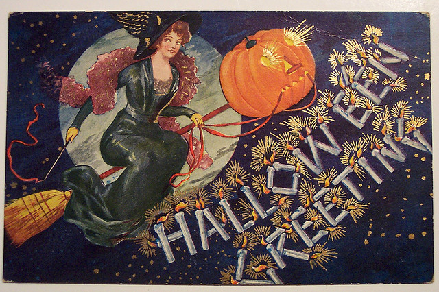 Cartel antiguo de Halloween Cartel antiguo de Halloween en Estados Unidos