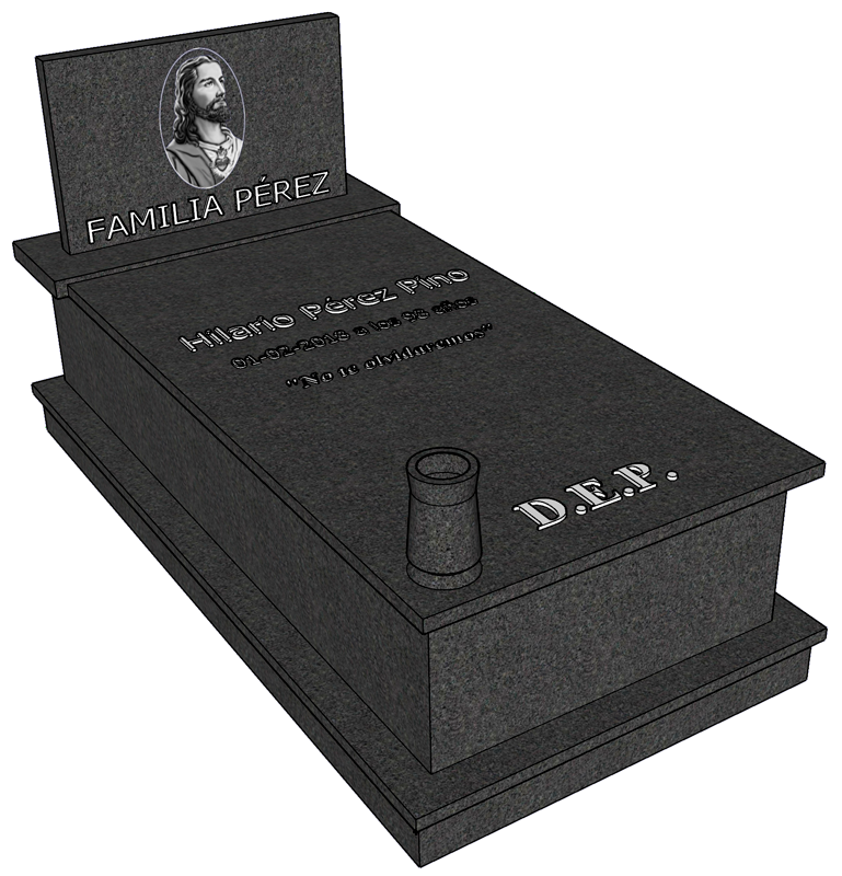 Lápida de suelo - Panteón Especial